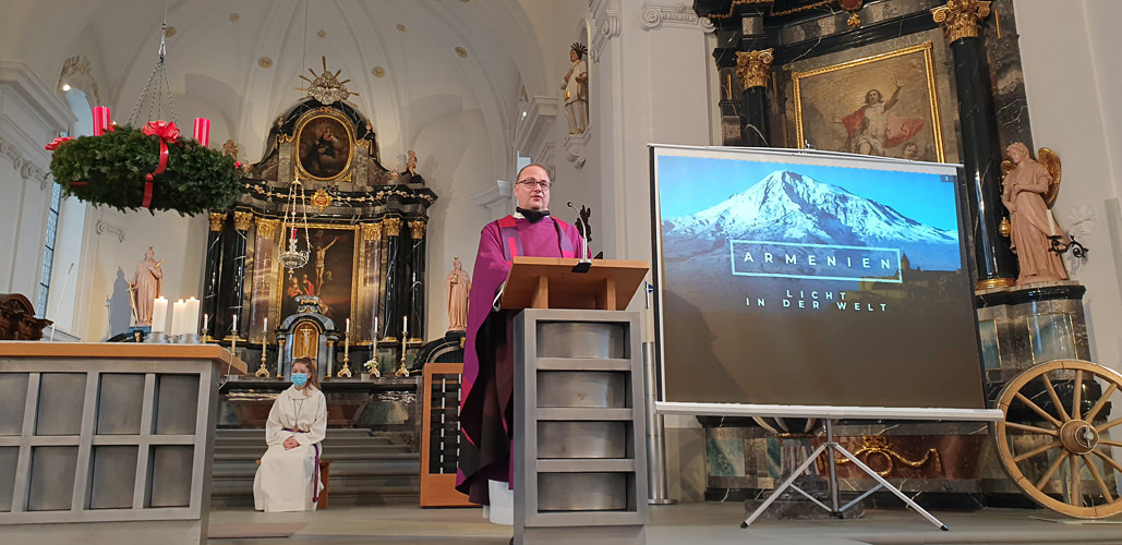 Armenien Tavush Hilfe verfolgte Christen Gottesdienst Pfarrer Benedikt Wey Horw